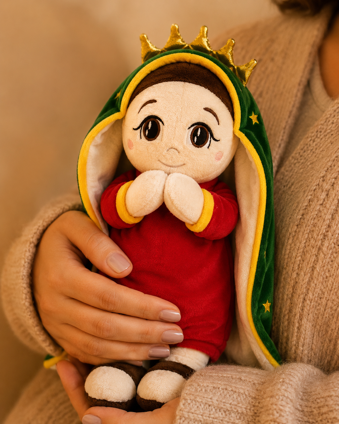 Peluche Virgen de Guadalupe – Reina de la Paz 4