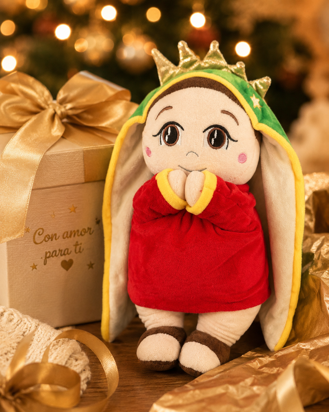 Peluche Virgen de Guadalupe – Reina de la Paz 7