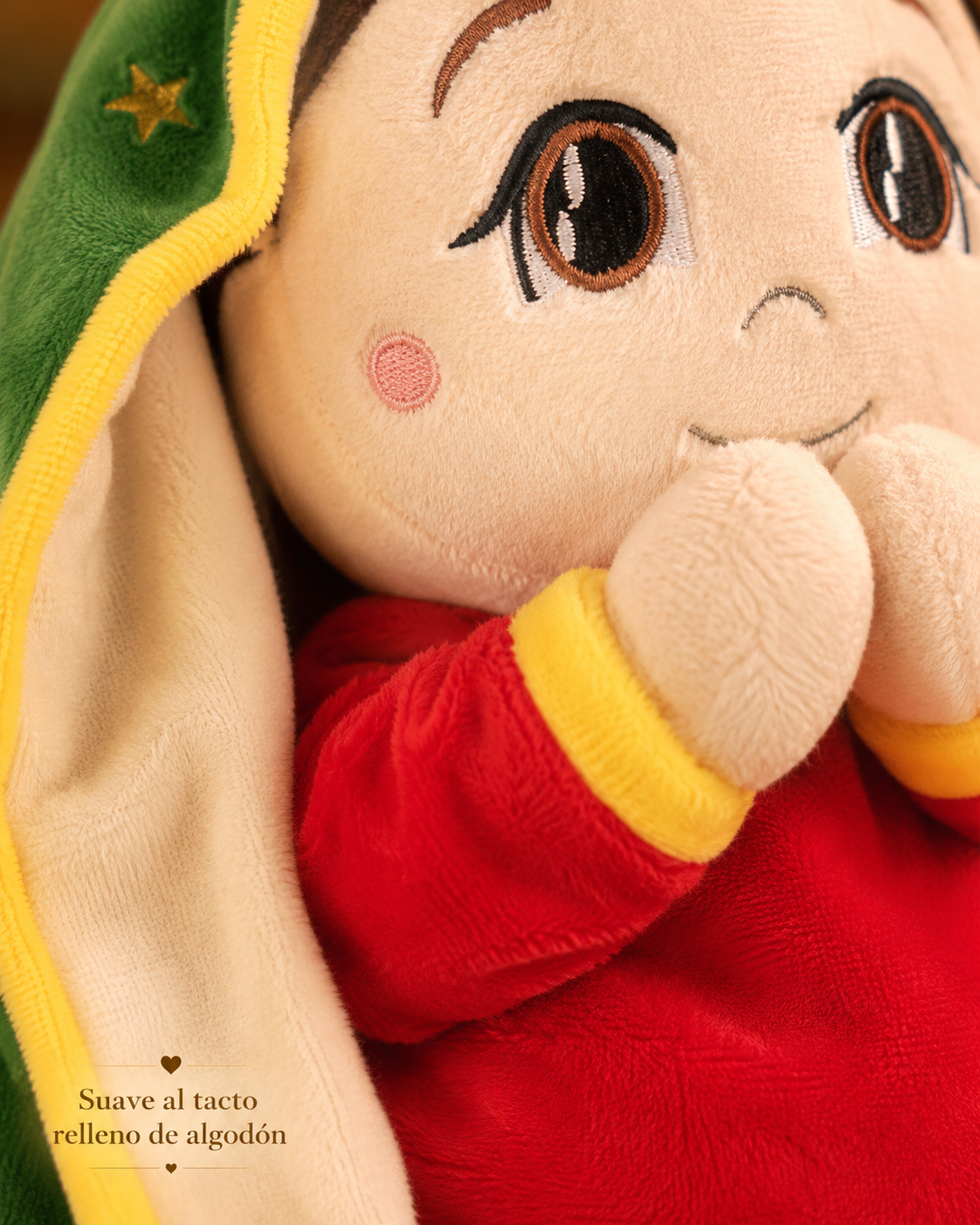 Peluche Virgen de Guadalupe – Reina de la Paz 5